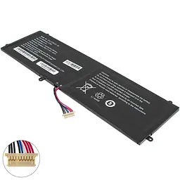 Батарея для ноутбука Prestigio UTL4776127-2S (SmartBook 141 C2) 7.4V 5000mAh 37Wh Чорний