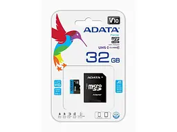 Карта пам'яті ADATA Premier microSDHC UHS-I A1 + SD Adapter 32 GB (AUSDH32GUICL10A1-RA1) - мініатюра 6