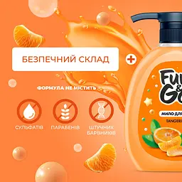 Рідке мило для рук Fun&Go Tangerine 300 мл - мініатюра 4