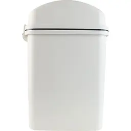 Відро для сміття MBM My Home з кришкою 10 л сіре (BIN-12 10L GRAY) - мініатюра 4