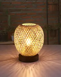 Настільна лампа Goldlux 329202 Zanzibar E27 1x20W IP20 бежева - мініатюра 3