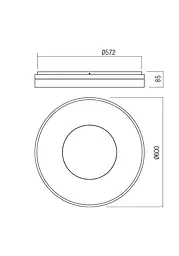 Стельовий світильник Redo MAYA PL LED RD 75W 3000K WH (4.1.2) 01-2003 - мініатюра 2