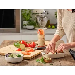 Форма для випікання KitchenAid з кришкою керамогранітна 0,9 л Кремова (CC006105-001) - мініатюра 4