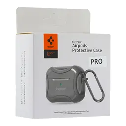 Футляр із карабіном Spigen DuraPro Flex Airpods Pro 2 Grey (35270_3345653) - мініатюра 2