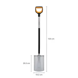 Лопата штикова пряма Fiskars Xact™ (1066730) - мініатюра 2