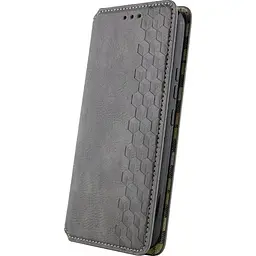 Чохол-книжка GETMAN Cubic для Redmi 15C (Europe version) Grey [148409] - мініатюра 2