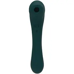 Вібратор та вакуумний кліторальний стимулятор 2 в 1 Alive Quiver Teal - мініатюра 3