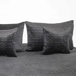 Покривало ТЕП Velour Мозаїка 150x210 см чорний (4-00515_36188) - мініатюра 3