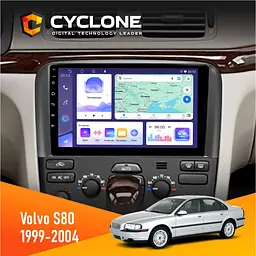 Штатна магнітола Volvo S80 1999-2004 Cyclone C9-011 4x64, DSP Cyclone (НФ-00007180)