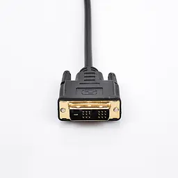 Кабель Prologix Premium HDMI - DVI V 1.3 (M/M), Single Link, 18+1, 0.5 м, Чорний (PR-HDMI-DVI-P-01-30-05m) - мініатюра 4