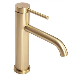 Змішувач для умивальника Rea Clif brushed gold REA-B5323, Золотий - мініатюра 2