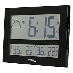 Годинник настінний Technoline WS8011 Black (WS8011), Чорний - мініатюра 4