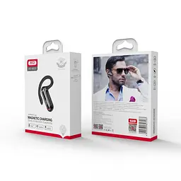 Бездротова Bluetooth гарнітура XO BE33 Black - мініатюра 5