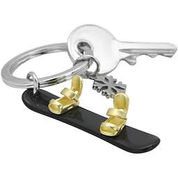 Брелок Metalmorphose Nowboard with Snowflake Charm (8000020290982) - мініатюра 3