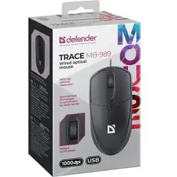 Комп'ютерна мишка Defender Trace MB989 USB Black (52989)