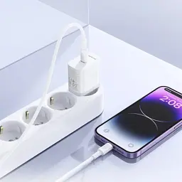 Зарядний пристрій BOROFONE BA99A USB-C PD20W white (6941991121357) - мініатюра 8