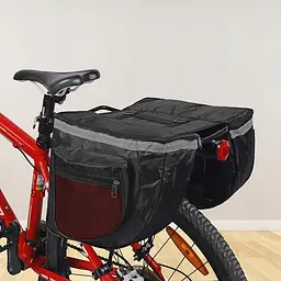 Велосипедна сумка на багажник велоштани Retoo 28L Чорний