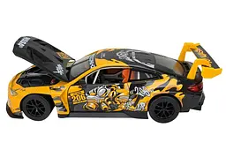 Іграшкова машинка гоночна BMW M4 GT3 1:24 Автопром світлозвукові ефекти металева 68296A(Y), кор. 26.5x13.5x1см - мініатюра 2