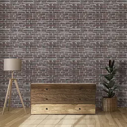 Самоклейка декоративна 3D панель 3D Loft під червону катеринославську цеглу в рулоні 20 м 20000x700x3мм - мініатюра 4