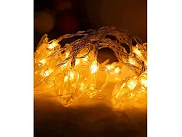 Гірлянда КИТАЙ Фігурки 12LED ПРИЩІПКА-СЕРДЕЧКО теплий білий 5м 1698-35