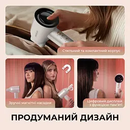Фен-стайлер CECOTEC DryGlam Waves Champagne 4in1 - мініатюра 5