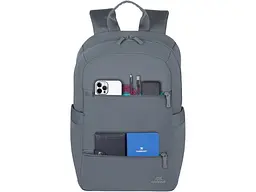 Рюкзак міський RIVACASE 8264 Dark Grey - мініатюра 12