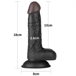 Страпон Easy Strap-On Set чорний 18см LoveToy - мініатюра 3