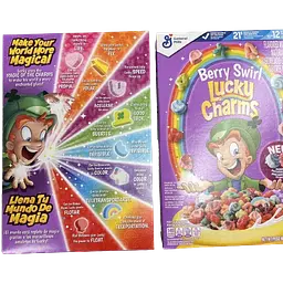 Сухий сніданок Lucky Charms Berry Swirl з маршмелоу, 308г - мініатюра 3