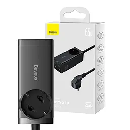 Зарядний пристрій Baseus 65 W GaN3 Pro (PSZM000901 ) + кабель чорний - мініатюра 7