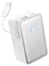 Портативний зарядний пристрій Anker Nano - 10000 mAh 45W USB-C Cable White (7198078) - мініатюра 2