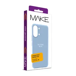 Чохол MAKE Xiaomi Poco X8 Pro Max Silicone Blue - мініатюра 2