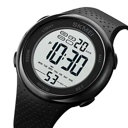 Чоловічий наручний годинник 1856BKWT Black-White Skmei acs0030533 - мініатюра 3