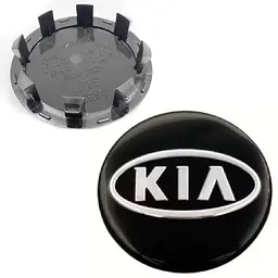 Ковпачки маточини на литі диски Kia 58 / 49 мм 1 шт Чорний (C5314K58)