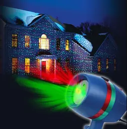 Лазерний проектор Star Shower Motion Laser Light (для будинку і вулиці) Blue - мініатюра 7
