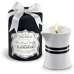 Масажна свічка Petits Joujoux - London - Rhubarb, Cassis and Ambra (190 г)