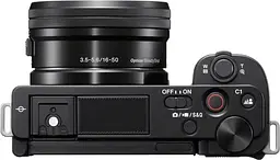 Бездзеркальний фотоапарат Sony ZV-E10 Kit 16-50mm f3.5-5.6 OSS Black (ILCZVE10LB.CEC) [88779] - мініатюра 5