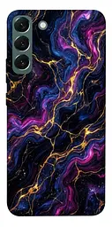 TPU чехол Demsky Purple space marble для Samsung Galaxy S22+
