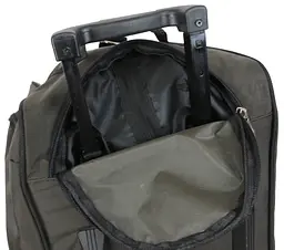 Сумка спортивна дорожня на колесах 57L Wallaby хакі з оливковим - мініатюра 10