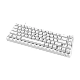 Клавіатура Ajazz AK690 Peach Mist Switch USB UA White (AK690-PM-W) - мініатюра 5