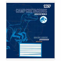 Набір зошитів Yes Jurassic World Camp cretaceous 18 аркушів у лінію 25 шт. (768815) - мініатюра 4