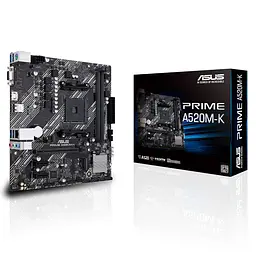 Материнcька плата PRIME A520M-K sAM4 A520 2xDDR4 HDMI D-Sub mATX Asus teh0018955 - мініатюра 4
