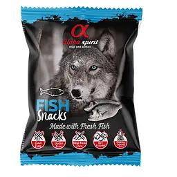 Ласощі для собак Alpha Spirit Dog Snacks Fish кубики з рибою 50 г as4007350