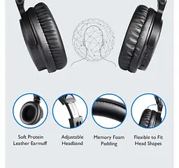 Бездротові навушники Oneodio Studio Wireless Pro C black - мініатюра 6