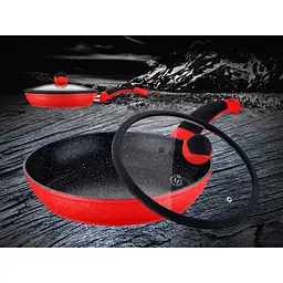 Сковорода Meisterklasse MK-1035-22 red marble - мініатюра 2
