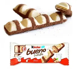 Батончик Kinder Bueno White 39 г - мініатюра 2