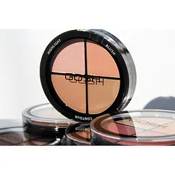 Палетка для контурінгу Gosh Contour'n Strobe Kit 001 (light) 15 г - мініатюра 5