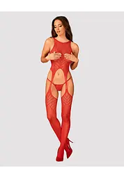 Бодістокінг Obsessive N122 S/M/L червоний - мініатюра 3