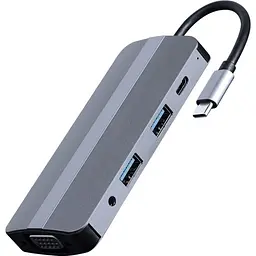 USB-Хаб Cablexpert A-CM-COMBO8-02, USB Type-C 8-в-1 (A-CM-COMBO8-02)