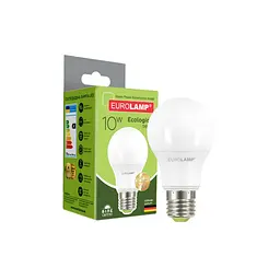 Лампочка Eurolamp LED А60 10W E27 4000K 220V (LED-A60-10274(P)) - мініатюра 3