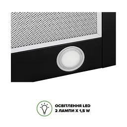 Витяжка Interline UNNA BL A/60 PB/2/T - мініатюра 4